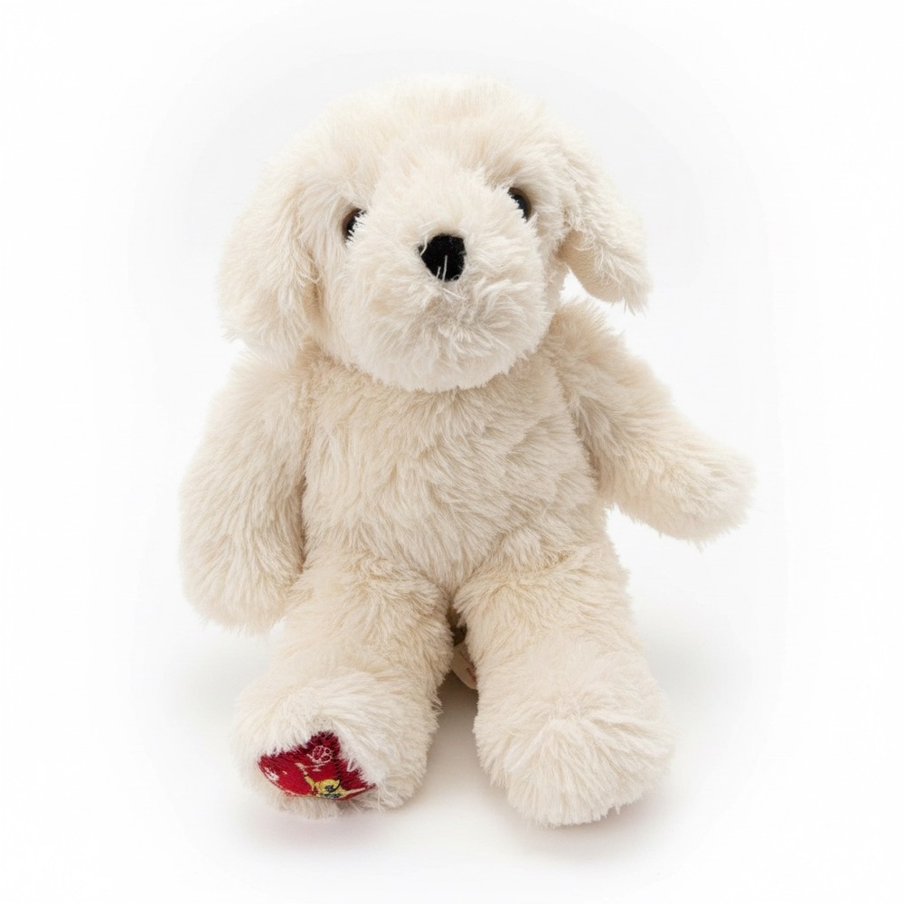 DAKIN White Puppy Dog Plush Big Lots Exclusive Stuffed Animal Teddy Bear Co